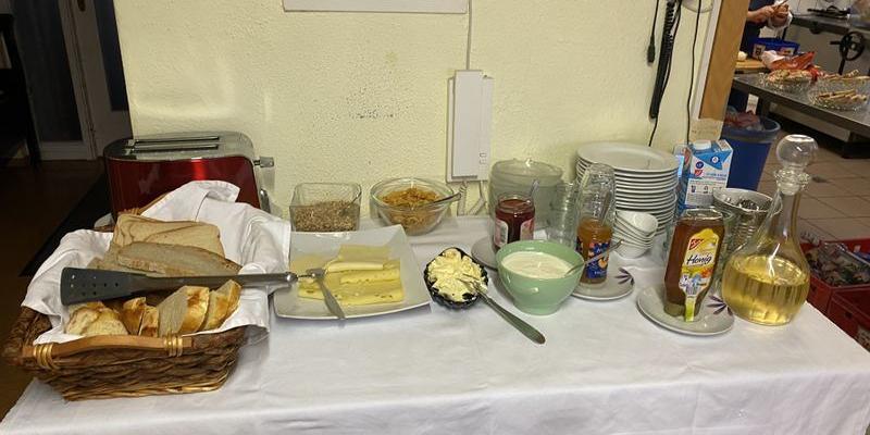 Unser Frühstücksbuffet ist sehr beliebt
